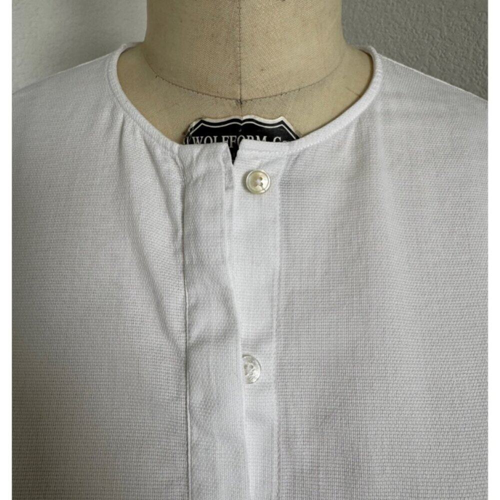 Massimo Dutti | White Cotton L/S Blouse Size 2/XS - Picture 9 of 11